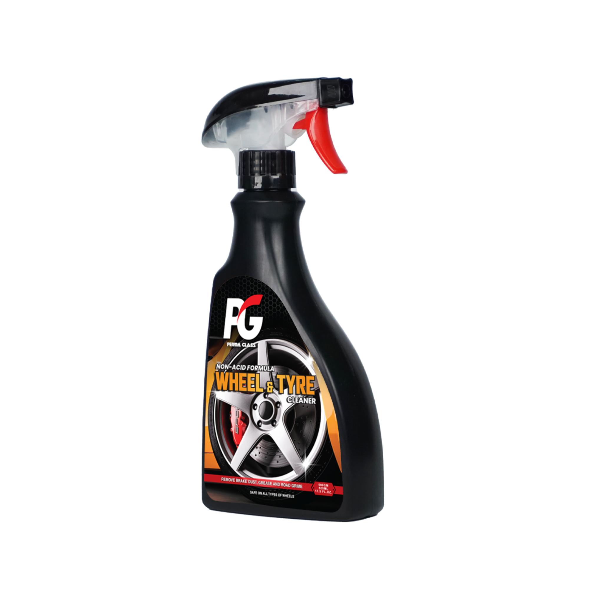 PG PERMA GLASS WHEEL AND TYRE CLEANER 500ML - Image 2